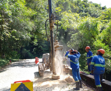 Obras na Estrada da Graciosa