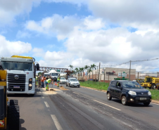 Operação de tráfego rodoviário - limpeza de pista