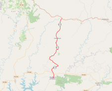 PR-471 Catanduvas a Três Barras do Paraná - mapa