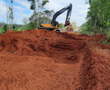 PR-492 Obra emergencial no Km 11,64