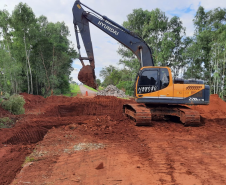 PR-492 Obra emergencial no Km 11,64