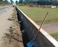 Reformas no viaduto de Palmas