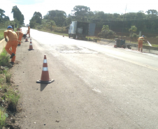 Reformas no viaduto de Palmas