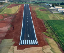 Nova pista do Aeroporto de Arapongas