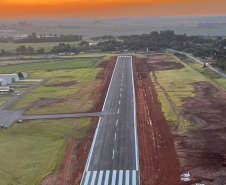 Nova pista do Aeroporto de Arapongas