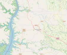 Contorno de Marechal Cândido Rondon - mapa