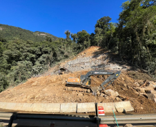 Obras na Estrada da Graciosa - km 8