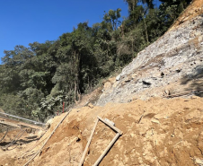 Obras na Estrada da Graciosa - km 8