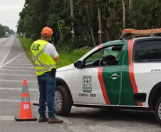 Fiscalização com radar portátil