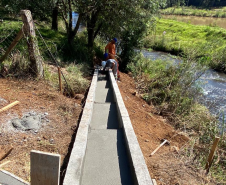 Ponte Rio Empoçado na PR-446 em Bituruna