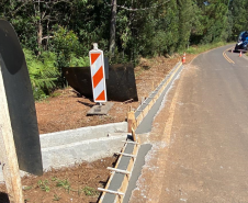 Ponte Rio Empoçado na PR-446 em Bituruna