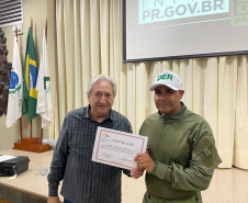 Formação do curso de agentes de trânsito do DER/PR