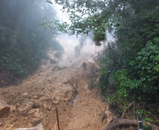 Estrada da Graciosa é fechada temporariamente devido ao excesso de chuvas