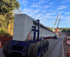 Serviços da duplicação da BR-469 em Foz do Iguaçu