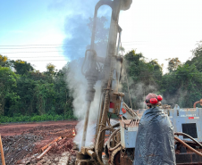 Serviços da duplicação da BR-469 em Foz do Iguaçu