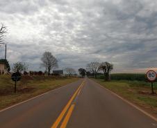 Serviços do Proseg Paraná na PR-546 entre Floresta e Itambé