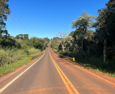 PR-558 entre Campo Mourão e Araruna com serviços do Proseg Paraná