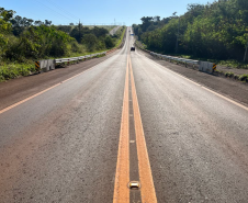 PR-558 entre Campo Mourão e Araruna com serviços do Proseg Paraná