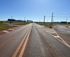 PR-558 entre Campo Mourão e Araruna com serviços do Proseg Paraná