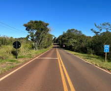 PR-558 entre Campo Mourão e Araruna com serviços do Proseg Paraná