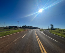 PR-558 entre Campo Mourão e Araruna com serviços do Proseg Paraná