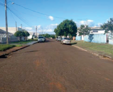 Jardim Fortaleza - rua municipal contemplada