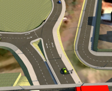 Maquete 3D do anteprojeto do Viaduto da PUC