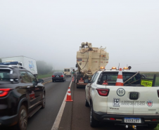 Operações de tráfego rodoviário - veículo de apoio