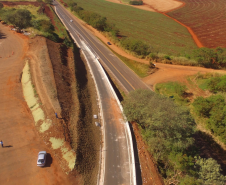 Passarela de Bandeirantes e nova rotatória da BR-369