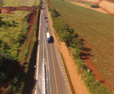 Passarela de Bandeirantes e nova rotatória da BR-369