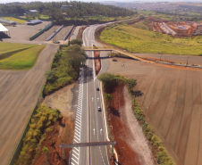 Passarela de Bandeirantes e nova rotatória da BR-369