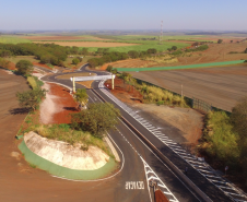 Passarela de Bandeirantes e nova rotatória da BR-369