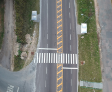 Serviços do Proseg Paraná no km 8 da PR-092, em Curitiba