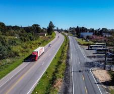 BR-476 entre Araucária e a Lapa, passando por Contenda