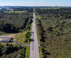 BR-476 entre Araucária e a Lapa, passando por Contenda