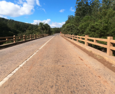 Ponte sobre o Rio Imbaú na PR-340, entre Telêmaco Borba e Tibagi