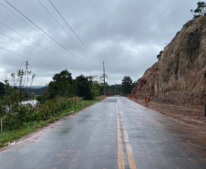 Obras na PRC-466 em União da Vitória