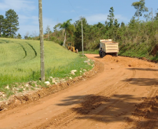 PR-511, acesso para o distrito de Catanduvas do Sul, em Contenda
