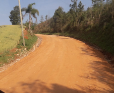 PR-511, acesso para o distrito de Catanduvas do Sul, em Contenda