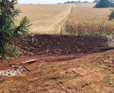 Obra de recuperação de pontos de erosão