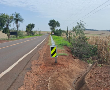 Obra de recuperação de pontos de erosão