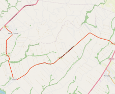 Mapa do trecho atendido da PR-551