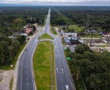 PR-407 entre Paranaguá e Pontal do Paraná