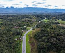 PR-407 entre Paranaguá e Pontal do Paraná