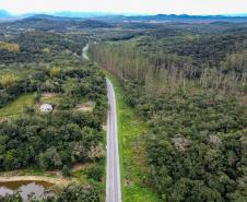 PR-407 entre Paranaguá e Pontal do Paraná