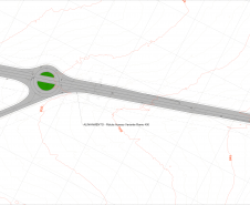 Projeto geométrico nova rótula na PR-364