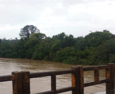 Bloqueio ponte PR-151 São Mateus do Sul - Três Barras