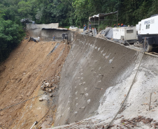 Estrada da Graciosa - obras no km 11+200