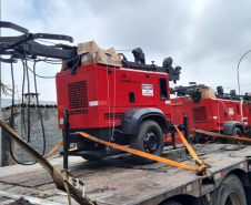 Equipamento para iluminação noturna na PR-151 em Jaguariaíva