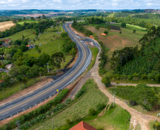 Novas terceiras faixas da PR-160 entre Telêmaco Borba e Imbaú